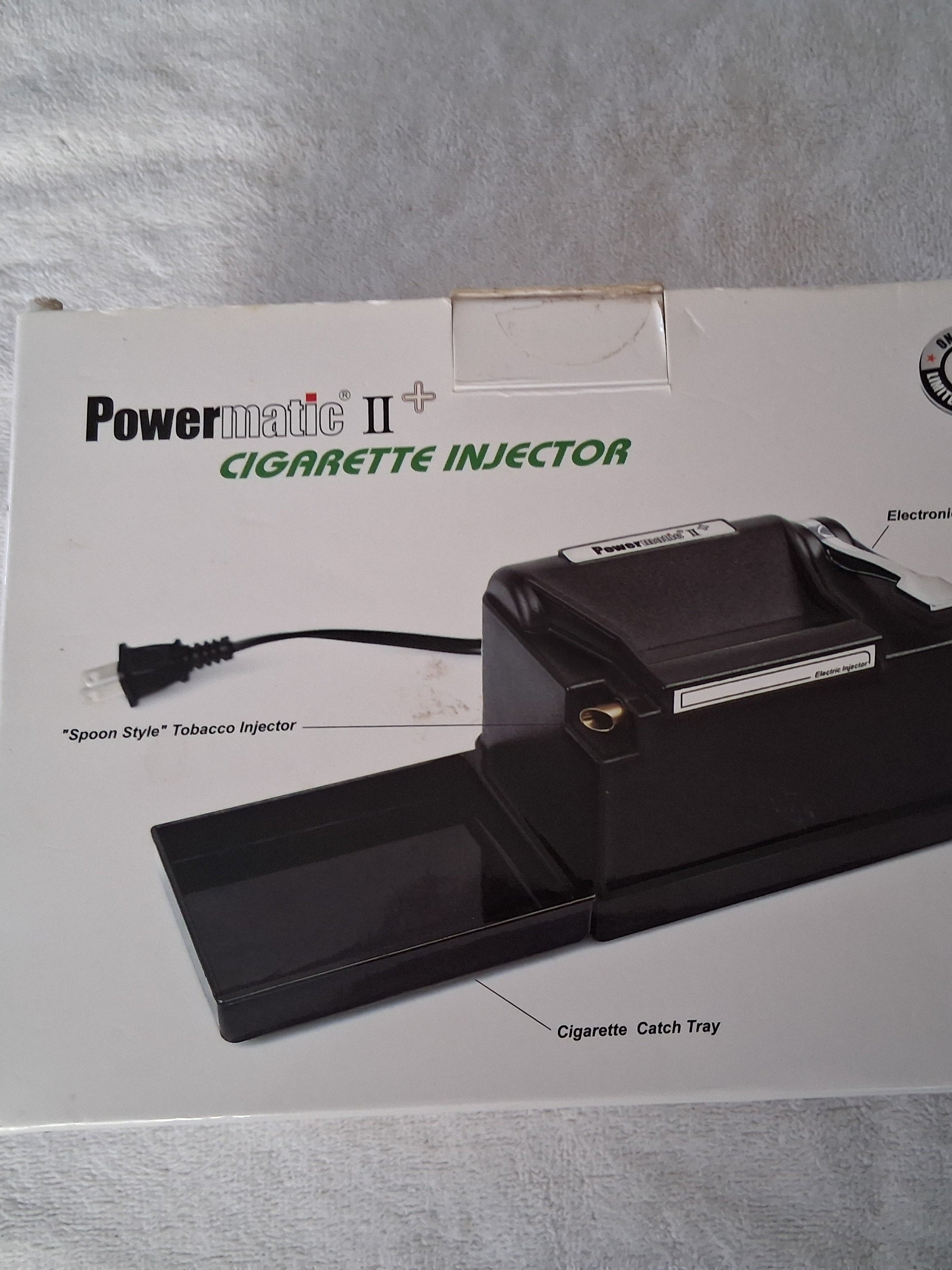 Gently used electric cigarette making machine.
